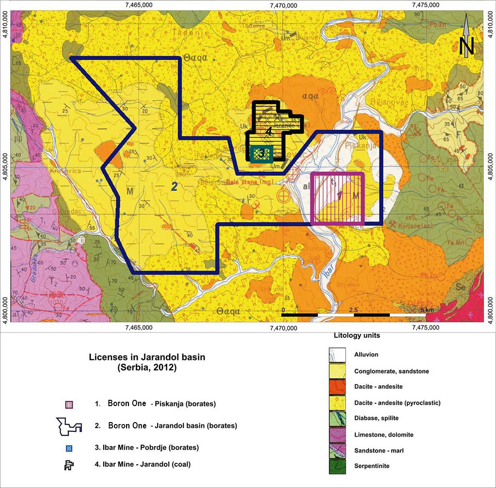 Topographic map